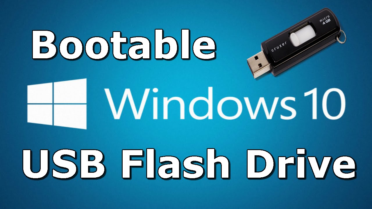 booting from usb windows 10