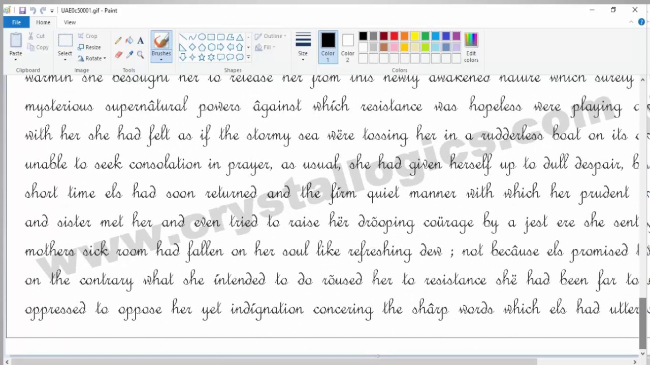 convert typed text to handwriting